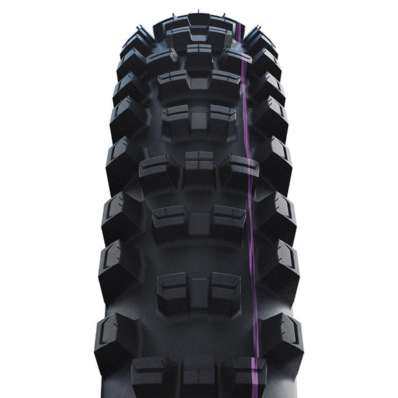 Schwalbe Shredda Rear Tire - 27.5 x 2.50 Tubeless Folding BLK Evolution Line Gravity Pro Addix Ultra Soft Radial E-50