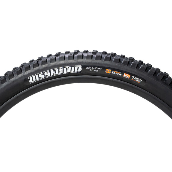 Maxxis Dissector II Tire - 29 x 2.4 Tubeless Folding BLK 3C Maxx Grip EXO+ Wide Trail