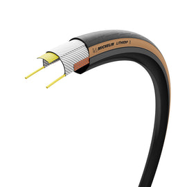 Michelin Lithion 4 Classic TS Road Tire 700x30C Folding Clincher MAGI-X Tanwall