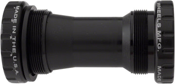 Wheels Manufacturing BSA Bottom Bracket - Shimano Road ABEC-3 Bearings BLK Cups