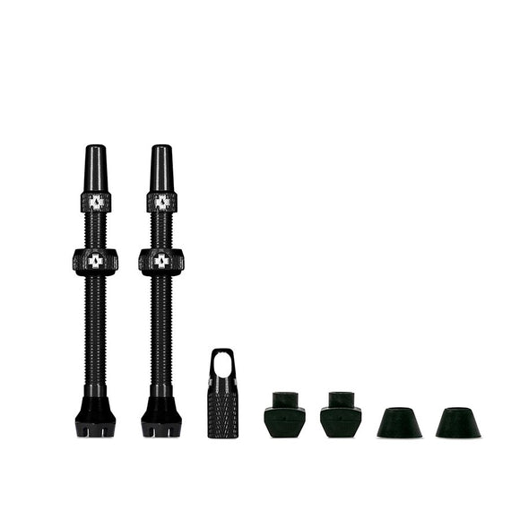 Muc-Off V2 Tubeless Valve Kit - Black 60mm Pair