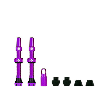 Muc-Off V2 Tubeless Valve Kit - Purple 44mm Pair