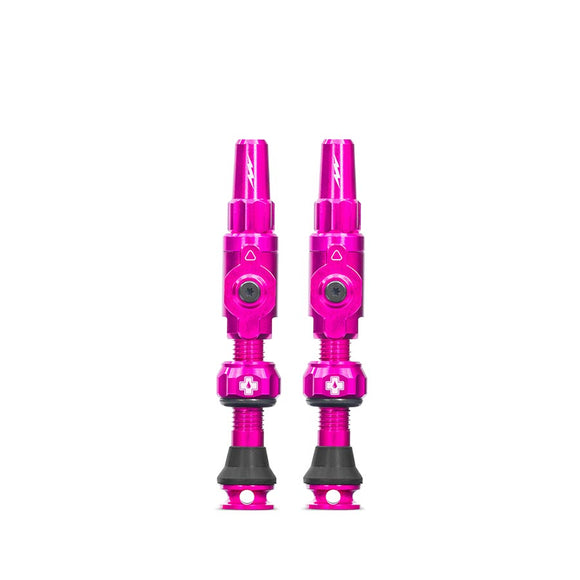 Muc-Off Big Bore Lite Tubeless Valve Stems - Medium 35mm -Pink