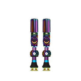 Muc-Off Big Bore Hyrid Tubeless Valve Stems - Medium 35mm Iridescent