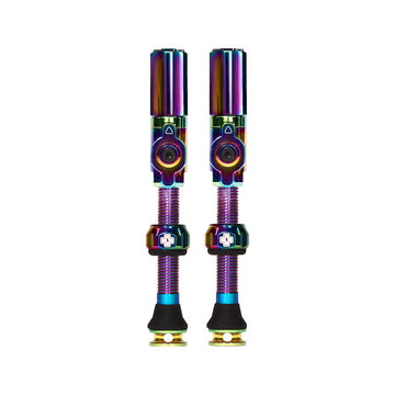 Muc-Off Big Bore Hyrid Tubeless Valve Stems - Large 45mm Iridescent