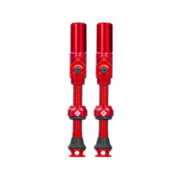 Muc-Off Big Bore Hyrid Tubeless Valve Stems - Large 45mm Red
