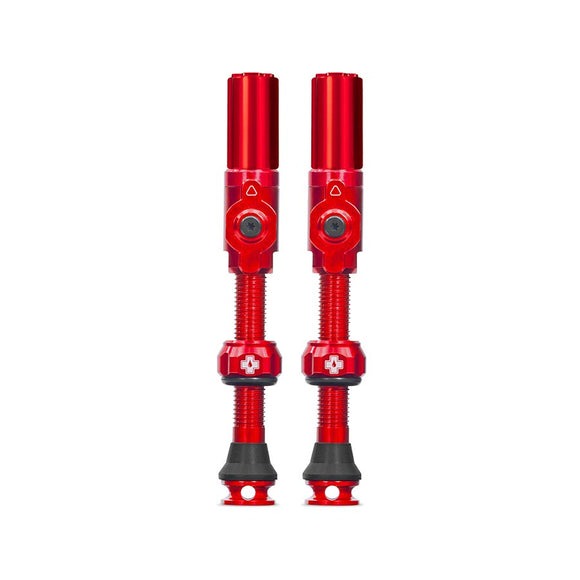 Muc-Off Big Bore Hyrid Tubeless Valve Stems - Large 45mm Red