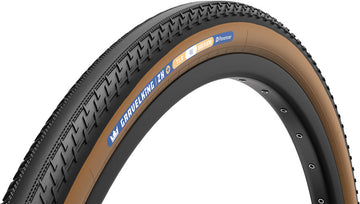 Panaracer GravelKing ZX Plus Tire - 700 x 55 Tubeless Folding Black/Brown