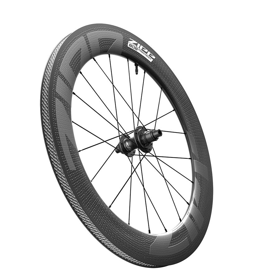 Zipp 808 Firecrest Tubeless Rear Wheel - 700 12 x 142mm Center-Lock SRAM 10/11-Speed Tubeless BLK B1