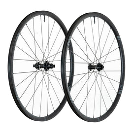 Industry Nine Solix SL AR25 Wheel Front and Rear 700C / 622 Holes: F: 24 R: 24 F: 12mm R: 12mm F: 100 R: 142 Disc Center Lock Shimano Road 11 Set