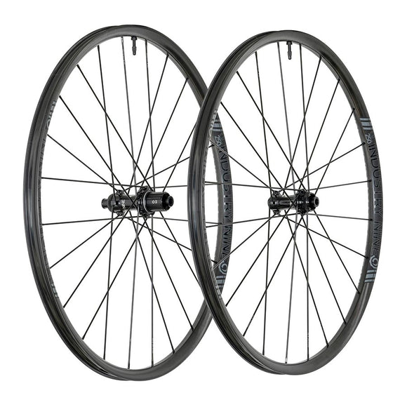 Industry Nine Solix G UL250c Wheel Front and Rear 700C / 622 Holes: F: 24 R: 24 F: 12mm R: 12mm F: 100 R: 142 Disc Center Lock SRAM XD-R Set