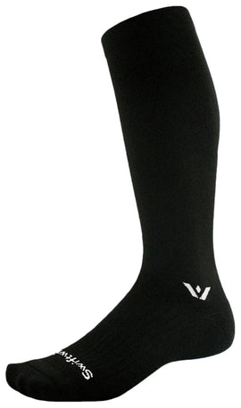 Swiftwick Aspire Knee High Socks - Circuit Black Small
