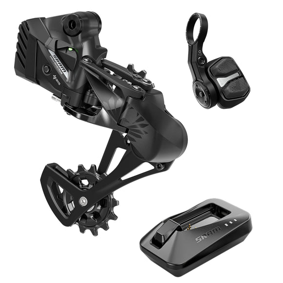 SRAM S500 Eagle AXS Upgrade Kit - Rear Derailleur W/Protector AXS Battery AXS POD Controller Eagle Powerlock Charger Chain Gap Tool