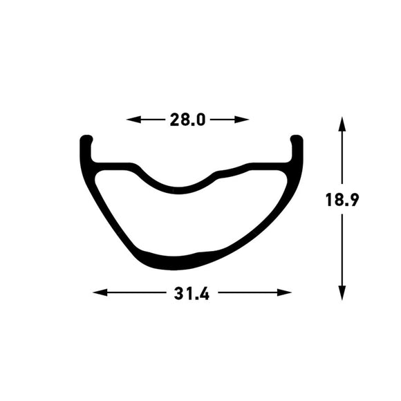Stan's Arch MK4 Rim - 29 Disc Black 28H