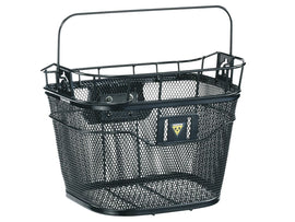 Topeak Front Basket with Fixer 3 Handlebar Bracket: Black