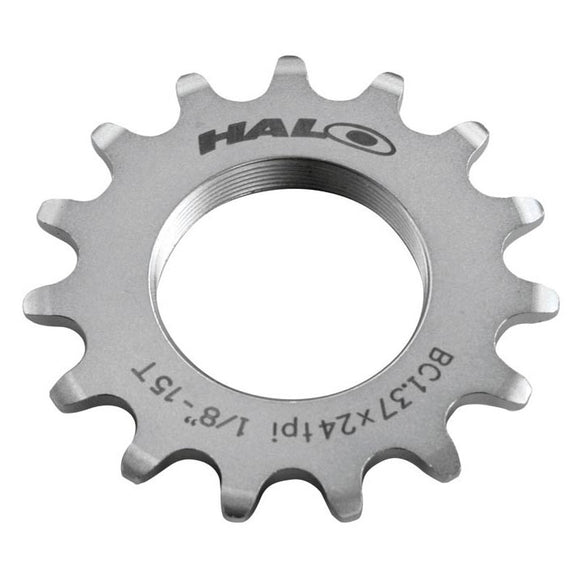 Halo Fixed Cog 1/8" 15t Silver
