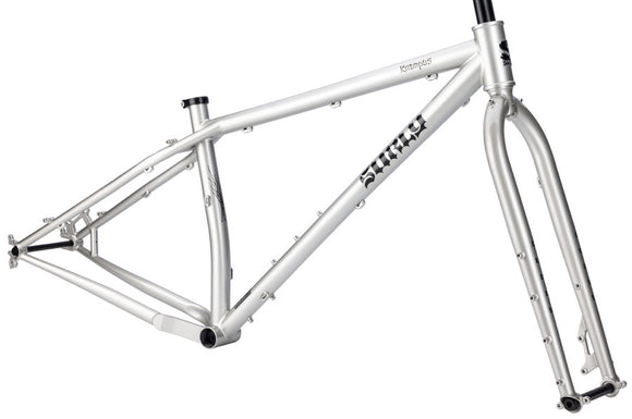 Surly Krampus Frameset - 29" Steel Salmon Skin Silver Large