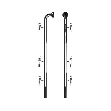 Zipp Sapim D-Light Spokes J-Bend Black 284mm 3pcs