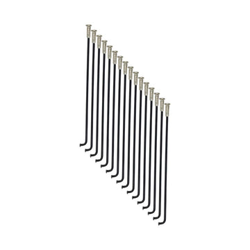 Kids Ride Shotgun Dirt Hero 14” Spokes Spokes J-Bend Black 16pcs