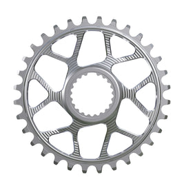 Works Components Round Chainring Shimano DM 34T Boost 3mm Slv