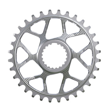 Works Components Round Chainring Shimano DM 30T Boost 3mm Slv