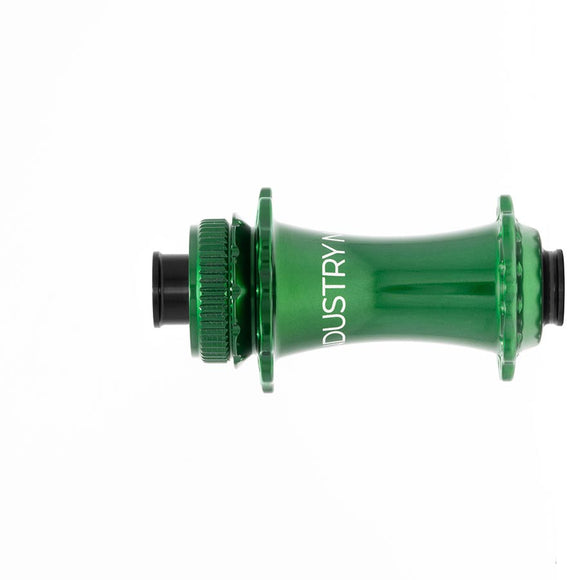 Industry Nine Solix G Classic Front Disc Hub Front 24H 12mm TA 100mm Green