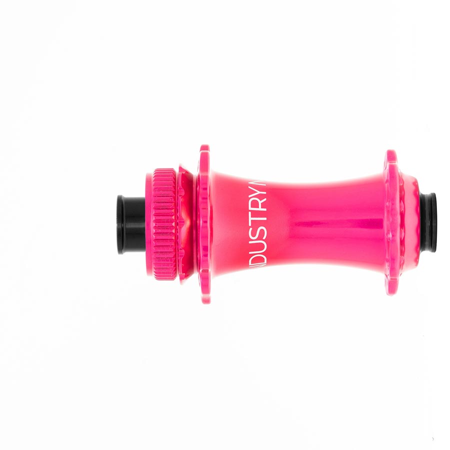 Industry Nine Solix G Classic Front Disc Hub Front 24H 12mm TA 100mm Pink
