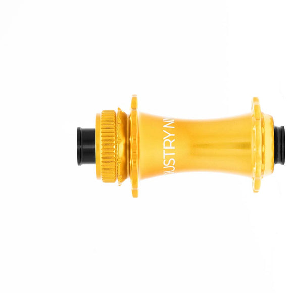 Industry Nine Solix G Classic Front Disc Hub Front 28H 12mm TA 100mm Gold