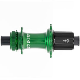 Industry Nine Solix G Classic Rear HG11 Disc Hub Rear 24H 12mm TA 142mm Shimano HG 11 Green
