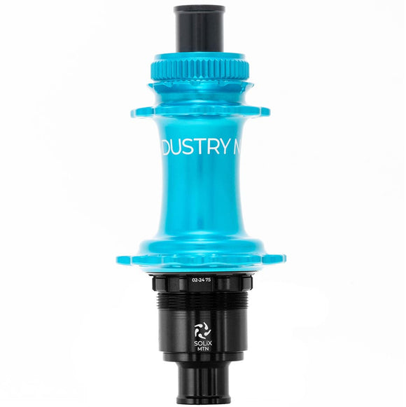 Industry Nine Solix M Classic Rear XD Disc Hub Rear 24H 12mm TA 148mm SRAM XD Turquoise
