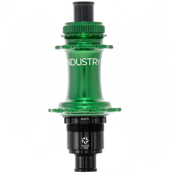 Industry Nine Solix M Classic Rear XD Disc Hub Rear 24H 12mm TA 148mm SRAM XD Green