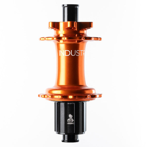 Industry Nine Hydra 2 Classic Rear Hub - 12 x 148mm 6-Bolt Micro Spline Orange 32H