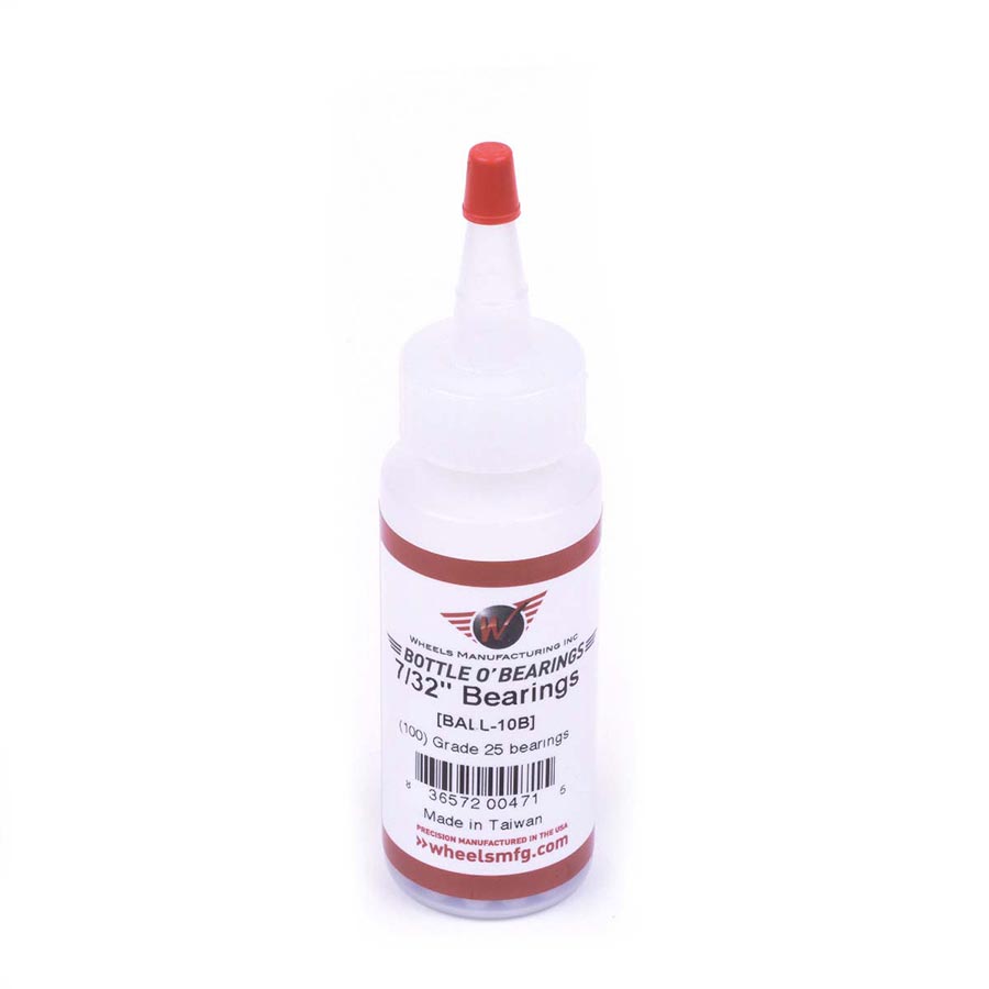 Wheels Manufacturing Grade 25 7/32" Loose Ball Bearing: Bottle of 100