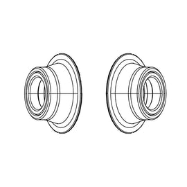 Zipp 77 Disc Conversion Caps for Front 100 x 12mm Thru Axle