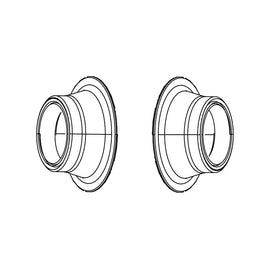 Zipp 77 Disc Conversion Caps for Front 100 x 15mm Thru Axle