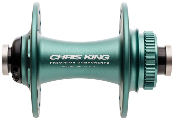 Chris King R45D Front Hub - 12 x 100mm Center-Lock Matte Jade 32H