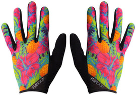 Handup Vented Gloves - Pineapples Carribbean Full Finger Large