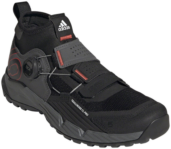 Five Ten Trailcross Pro Mountain Clipless Shoes - Women's Gray/Black/Red 6.5