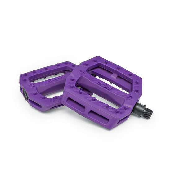 Eclat Slash Platform Pedals Body: Nylon Spindle: Cr-Mo 9/16'' Purple Pair