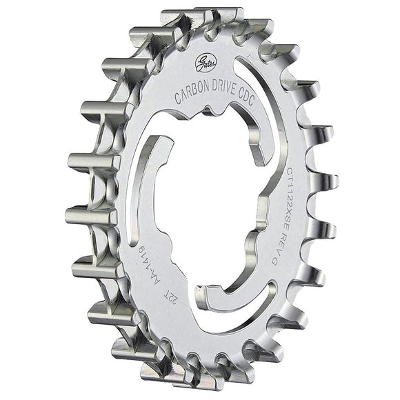 Gates Carbon Drive CDC CenterTrack 3-Lobe SureFit™ Rear Sprocket - 22t Shimano/SRAM 3-Lobe Gray