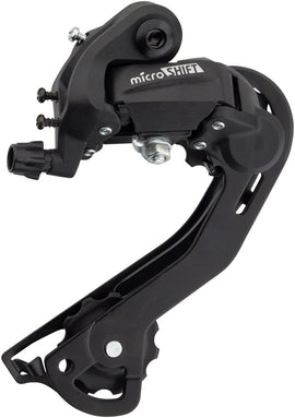 microSHIFT M21 Rear Derailleur - 67 Speed Long Cage Black