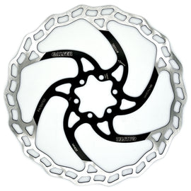 Galfer 203mm Rotor 6-Bolt  1.8mm Black/Silver