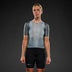 Women's Pi PRO/BLACK Mesh Jersey - SILVER BLUE/BLASAM GREEN / XS