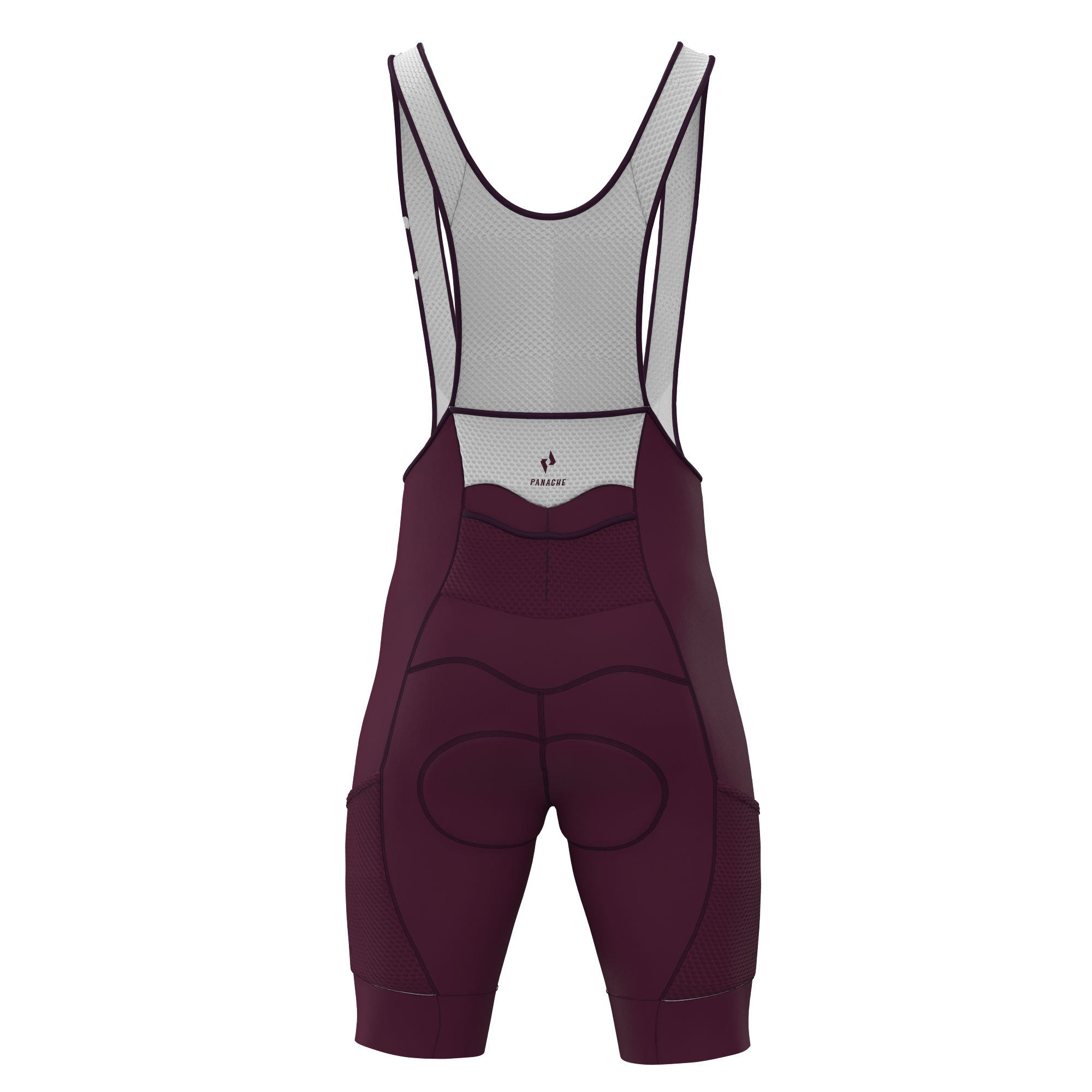 Panache M's Cargo Pocket Bib Short - Plum - 0