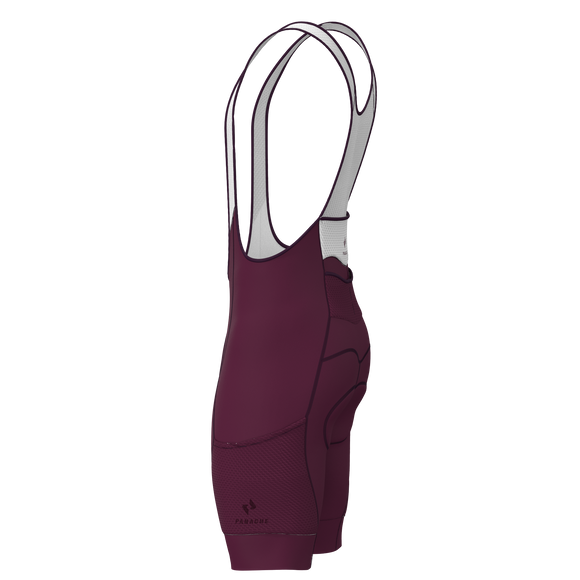 Panache M's Cargo Pocket Bib Short - Plum