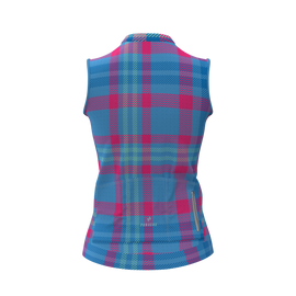 Panache W's Sleeveless Super Ride + Jersey - Summer Multi Plaid - 0