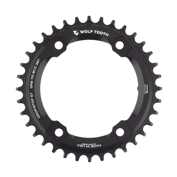 110 BCD Asymmetric 4-Bolt Chainrings for Shimano GRX Cranks