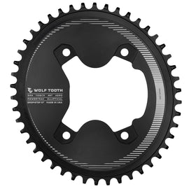 Aero Oval 110 BCD Asymmetric 4-Bolt Chainrings for Shimano GRX 800 Cranks