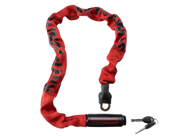 Krypto Keeper 785 Integrated Chain Lock: 2.8' (85cm) Red