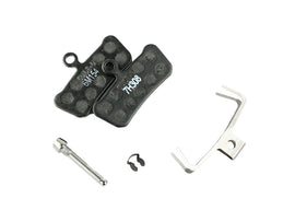 SRAM Disc Brake Pads - Organic Compound Steel Backed Quiet For Trail Guide G2